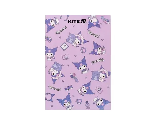 Блокнот Kite Kuromi A5, 50 аркушів, клітинка (HK25-194-1)