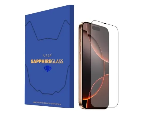 Скло захисне iLera Sapphire Ultra + Glass iPhone 16 Pro Max (ILSPDL16PRMAX)