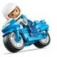 Конструктор LEGO DUPLO Town Синій поліцейський мотоцикл (10471)