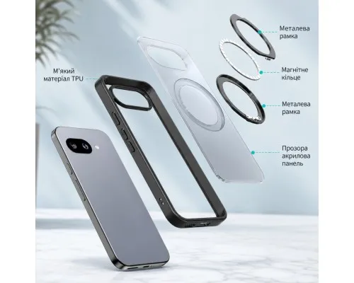 Чохол до мобільного телефона BeCover Aura Fold Google Pixel 9a Black (715665)