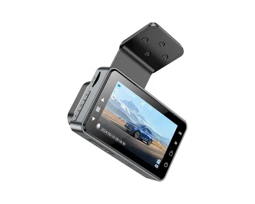 Відеореєстратор HOCO DV9 3-inch screen driving recorder (720P) Metal Gray (6942007633345)