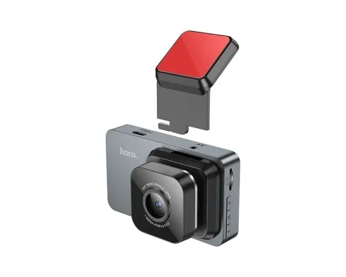 Відеореєстратор HOCO DV9 3-inch screen driving recorder (720P) Metal Gray (6942007633345)