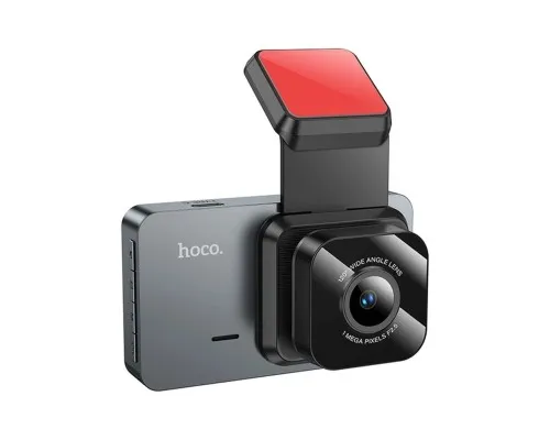 Відеореєстратор HOCO DV9 3-inch screen driving recorder (720P) Metal Gray (6942007633345)