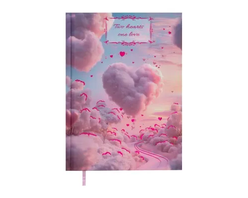 Тижневик Buromax недатований поліграфічний ROMANTIC, A5, блакитний, 336 сторінок (BM.20400-14)