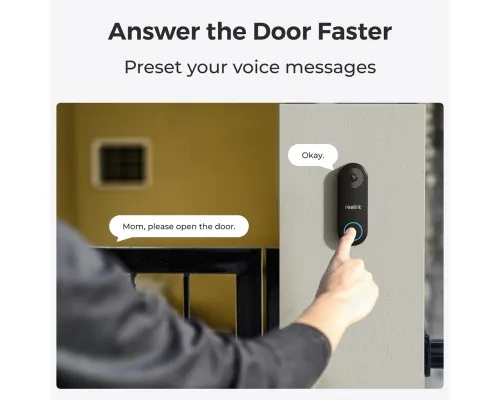 Дверний дзвінок Reolink Video Doorbell PoE (D340P)