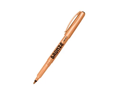 Маркер Centropen Bronze 2670, для написів на будь-яких поверхнях, на водній основі, бронзовий колір металік, круг (2670/14)
