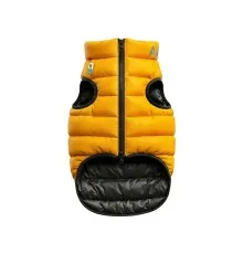 Курточка для тварин Airy Vest двостороння жовто-чорна S35 (1553)