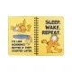 Тижневик Kite дитячий на спіралі Garfield, тверда обкладинка (GF26-438)