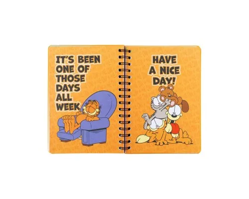 Тижневик Kite дитячий на спіралі Garfield, тверда обкладинка (GF26-438)