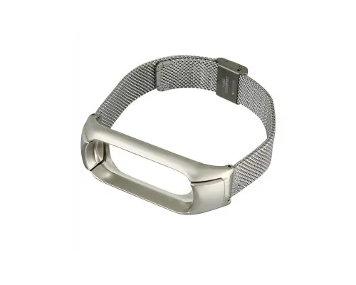 Ремінець до фітнес браслета BeCover Metal для Xiaomi Mi Smart Band 5 Silver (705147)