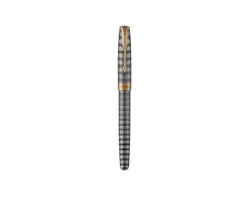 Ручка пір'яна Parker SONNET 17 Cisele Silver GT  FP18 F (88 211)