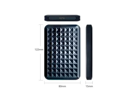 Кишеня зовнішня Dynamode 2.5" SATA HDD/SSD USB 3.0 Black (DM-CAD-25318)