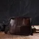 Сумка Vintage Поясна з натуральної шкіри Коричнева (21486)