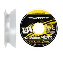 Флюорокарбон Favorite U1 FC 10m 1.2/0.185mm 5.3lb/2.42kg (1693.11.76)