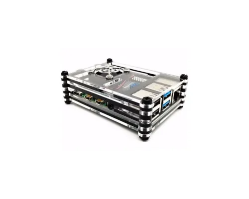 Корпус для Мікро ПК KUONGSHUN for Raspberry Pi 4 (RA518)