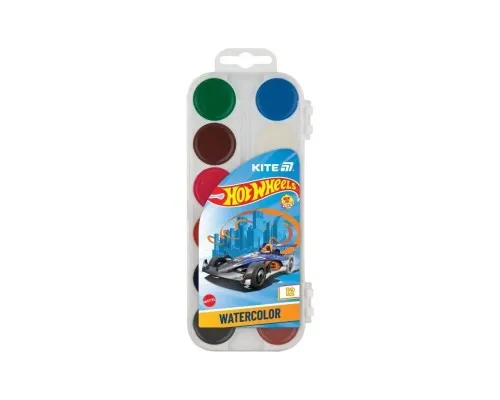 Акварельні фарби Kite Hot Wheels 12 кольорів (HW25-061)