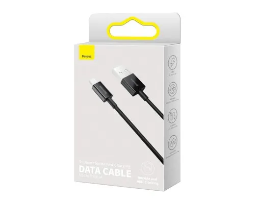 Дата кабель USB 2.0 AM to Micro 5P 2.0m Superior Fast Charging 2A black Baseus (CAMYS-A01)