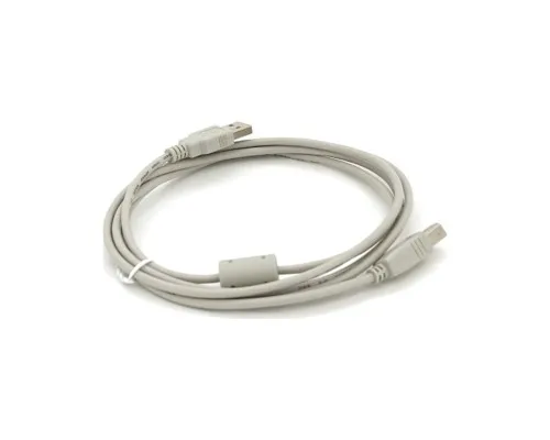 Кабель для принтера USB 2.0 AM/BM 1.8m ferrite white Voltronic (YT-AM/BM-1.8W)