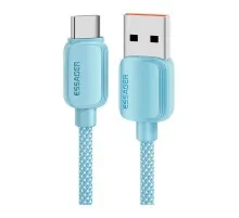 Дата кабель USB 2.0 AM to USB-C 2.0m 100W blue Essager (EXC7A-WLA03-P)