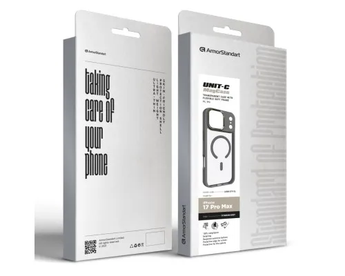 Чохол до мобільного телефона Armorstandart Unit-C MagCase Apple iPhone 17 Pro Max Titanium Grey (ARM87915)