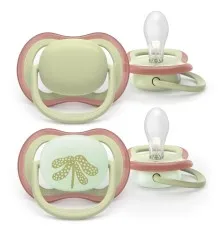 Пустушка Philips AVENT Ultra Air, 6-18 міс., нейтральна, день/н (SCF087/18)