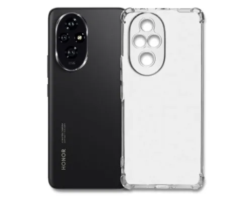 Чохол до мобільного телефона BeCover Anti-Shock Honor 200 Clear (714953)