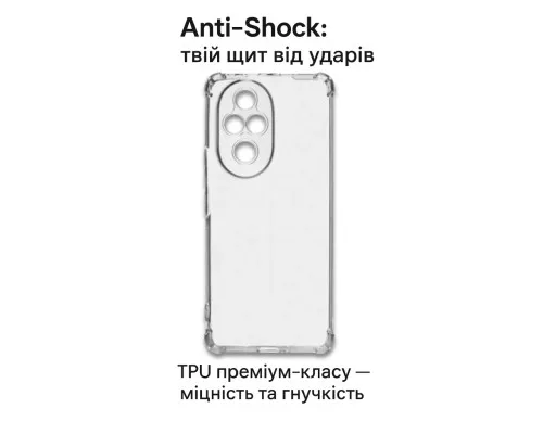 Чохол до мобільного телефона BeCover Anti-Shock Honor 200 Clear (714953)