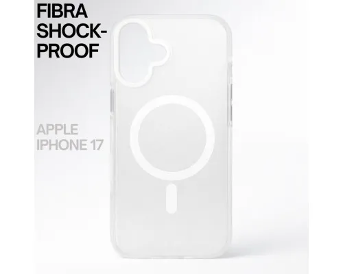 Чохол до мобільного телефона BeCover FIBRA Shock-Proof MagSafe Apple iPhone 17 White (715448)