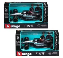 Масштабна модель автомобіля Bburago Автомодель - Mercedes-AMG F1 W15 Performance (2024), 1:43 (18-38208)