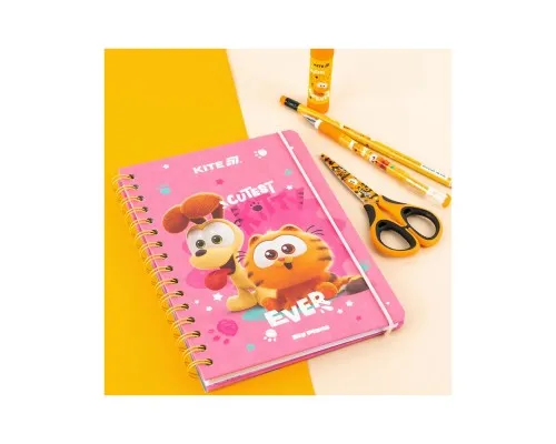 Тижневик Kite дитячий на спіралі Garfield, тверда обкладинка (GF25-438)