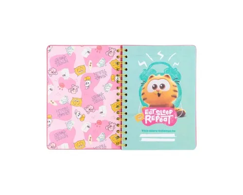 Тижневик Kite дитячий на спіралі Garfield, тверда обкладинка (GF25-438)