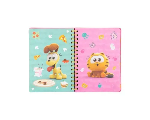 Тижневик Kite дитячий на спіралі Garfield, тверда обкладинка (GF25-438)