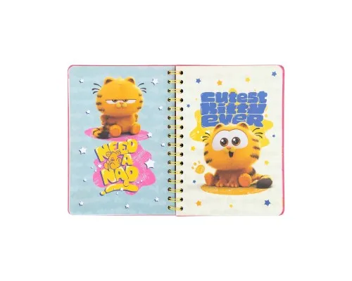 Тижневик Kite дитячий на спіралі Garfield, тверда обкладинка (GF25-438)