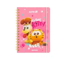 Тижневик Kite дитячий на спіралі Garfield, тверда обкладинка (GF25-438)