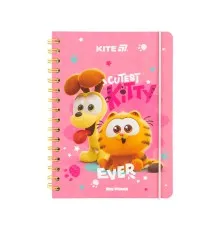Тижневик Kite дитячий на спіралі Garfield, тверда обкладинка (GF25-438)