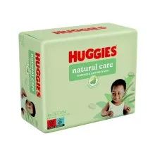 Дитячі вологі серветки Huggies Natural Care 56 х 4 шт (5029053550183)