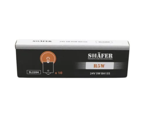 Автолампа SHAFER 24V5WR5WBA15S (SL2204)