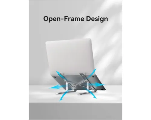Підставка до ноутбука VENTION Laptop X-type Stand Silver Aluminum Alloy (KDMI0)