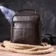Сумка Vintage Чоловіча шкіряна Коричнева (21274)