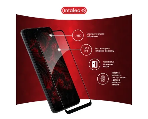 Скло захисне Intaleo Full Glue Xiaomi Redmi A2+ Black (1283126564604)