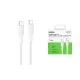 Дата кабель USB-C to USB-C 1.0m 240W white Belkin (CAB025HQ1MWH)
