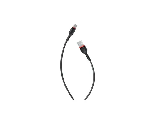 Дата кабель USB 2.0 AM to USB-C 1.0m 2.4A NB-P171 black XO (6920680873685)