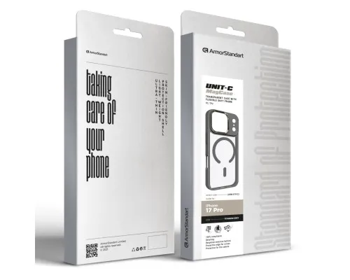Чохол до мобільного телефона Armorstandart Unit-C MagCase Apple iPhone 17 Pro Titanium Grey (ARM87912)