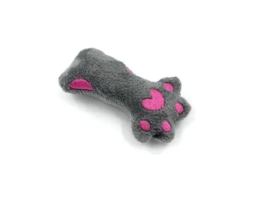 Іграшка для котів Hippie Pet Лапка сіра 10.5 см (HIPCT2304053P)
