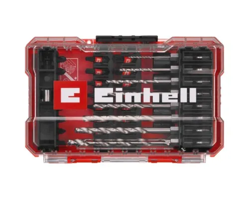 Набір свердл і біт Einhell M-Case, ударні, по металу, 39шт (108773)