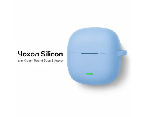 Чохол для навушників BeCover Silicon для Xiaomi Redmi Buds 8 Active Blue (715902)