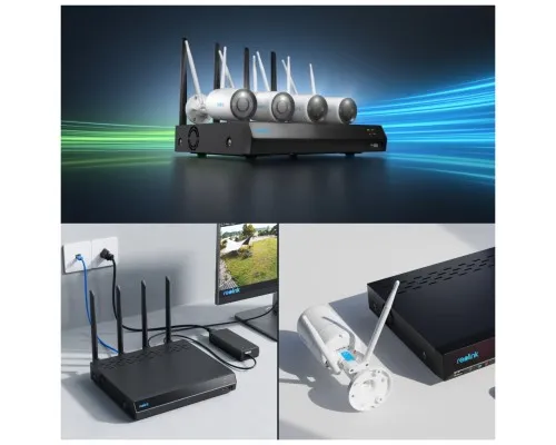 Комплект відеоспостереження Reolink NVS12-8MB4W