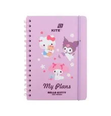 Тижневик Kite дитячий на спіралі Hello Kitty, тверда обкладинка (HK26-438)