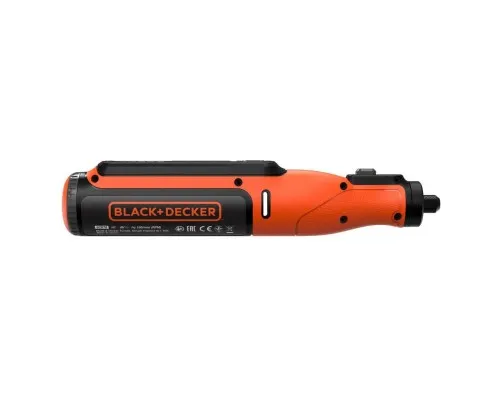 Гравер Black&Decker 29500 об/хв, 7,2V, Li-Ion 1,5Ah (BCRT8I)