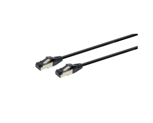 Патч-корд 15м, S/FTP, cat 8, литий, 50u", CU, AWG 27, LSZH, black Cablexpert (PP8-LSZHCU-BK-15M)